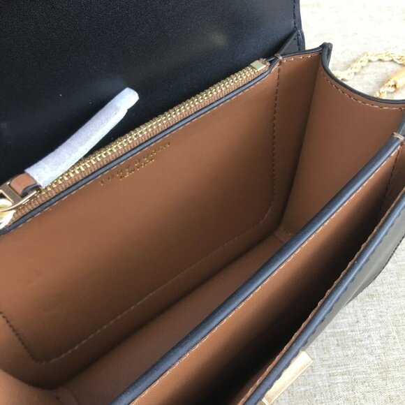 Tory Burch Black and Gold Chain Bag - Picture 9 of 10